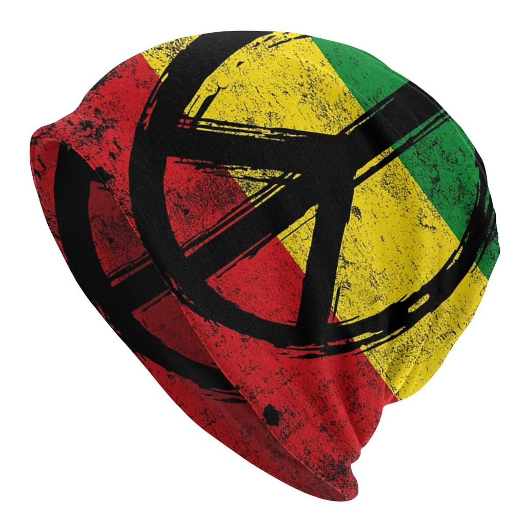 Winter Warm Lion Of Judah Reggae Rastafarian Flag Bonnet Femme Slouchy Beanie Hat Cool Ski Skullies Beanies Caps for Unisex Women