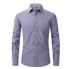 Large size four-sided stretch shirt men's long-sleeved non-ironing tooling business casual high-end white shirt