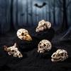 5/10PCS New Gothic Style Raven Animal Skull Skeleton Handmade Ornament Additions Scrapbooking Decorative Supplies Holiday Gifts