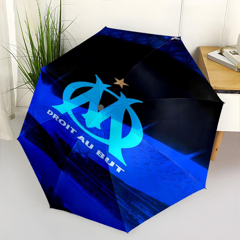 Marseille Print Automatic Umbrella, 8 Rib Iron Frame, Plastic Handle, Suitable for Outdoor Travel &Daily , Ideal Gift