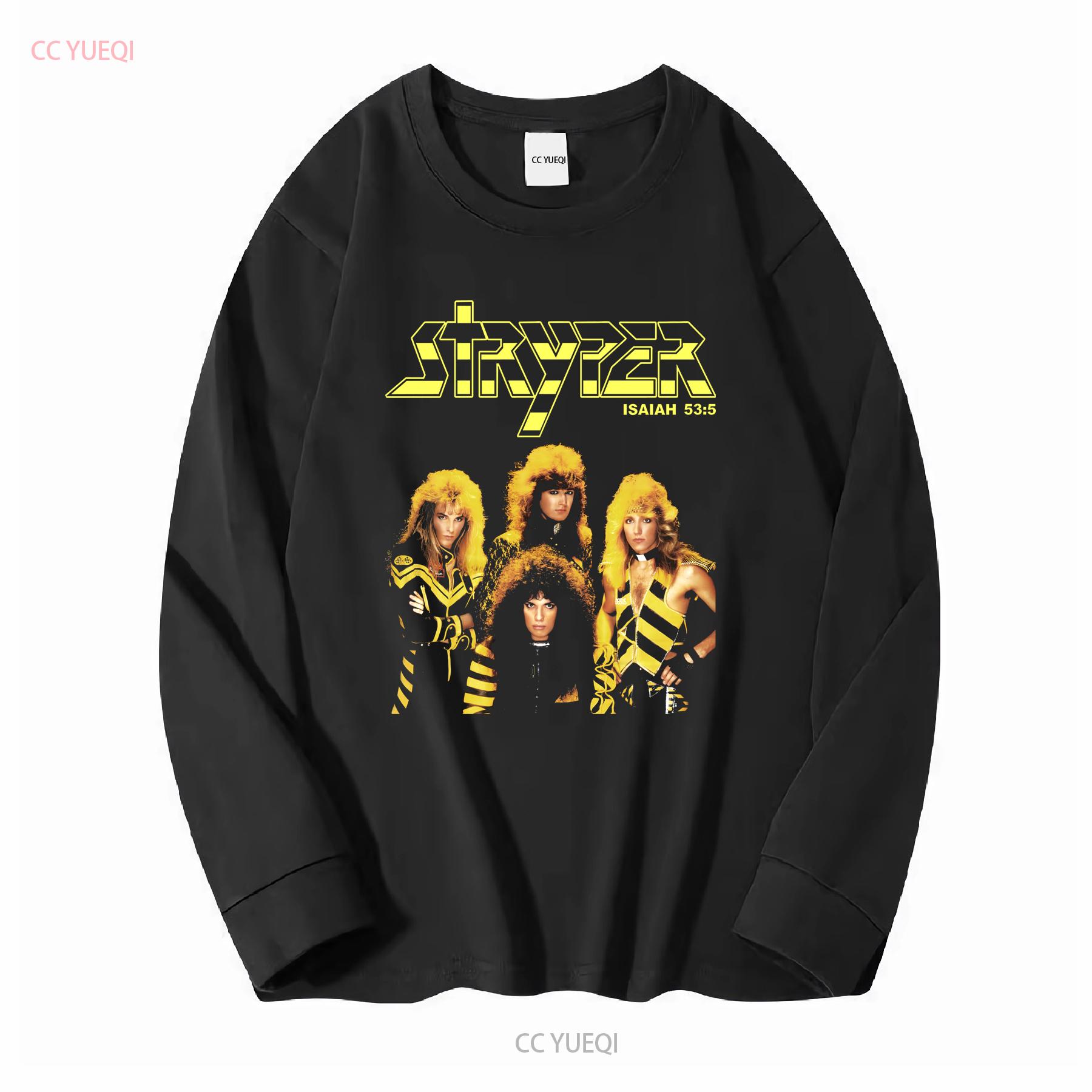 

Stryper T shirt Band Isaiah 53 5 To Hell With the Devil S long or short sleeves vintage Washed Breathable Unisex Versatile L
