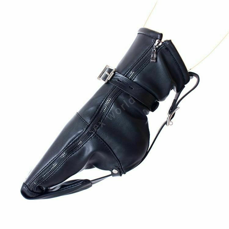 Feet Binder Booties Foot Fetish  Restraints Pu Leather Shoes  Legbinders & Booties