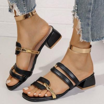 Fashion New Women Anti-slip Sandals Comfortable Flat Slippers Elegant Designer Shoes Women New Open Toe Strap Sandals Zapatos De Mujer