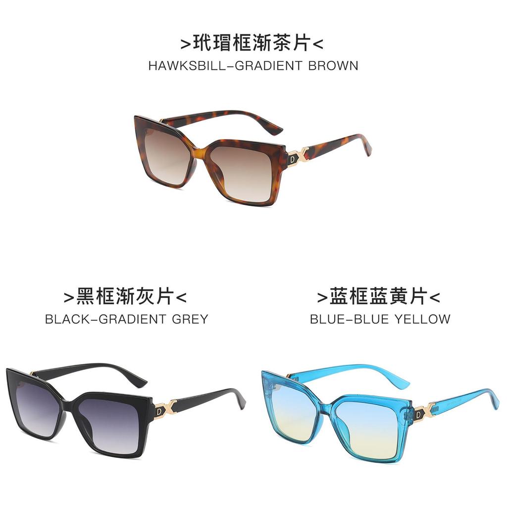 Classic Butterfly Frame Sunglasses With Pc Lenses For Travel And Parties