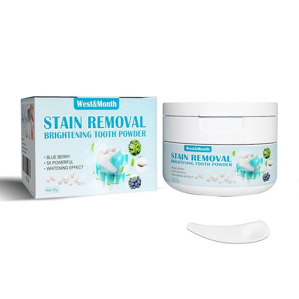 Brightening Tooth Powder, Pearl Brightening White Fresh Breath Removal Yellow Tooth Washing Powder