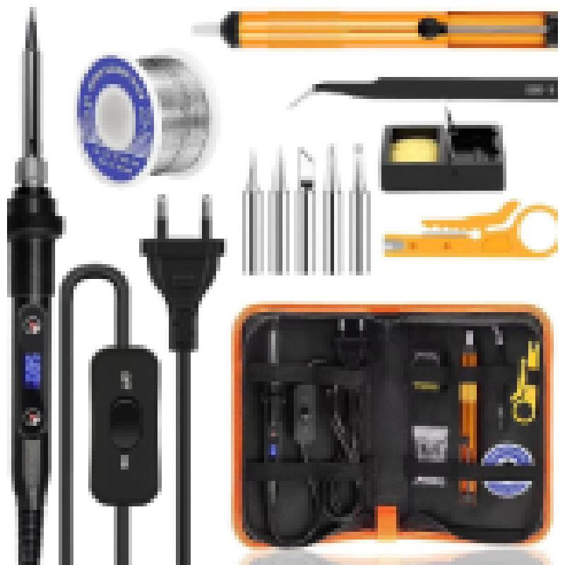 Adjustable 60W Electric Soldering Iron Kit with Constant Temperature, 110V/220V, EU/UK/US Standard Welding Tools