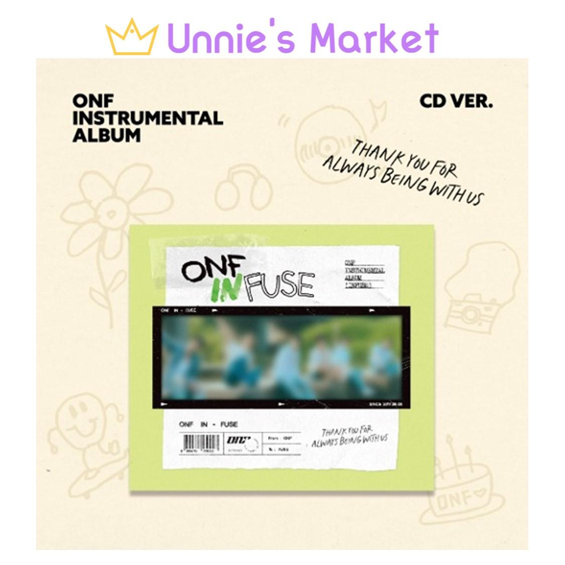 

[Предзаказ] ONF - INFUSE CD ver / ИНСТРУМЕНТАЛЬНЫЙ АЛЬБОМ ONF + бесплатный подарок