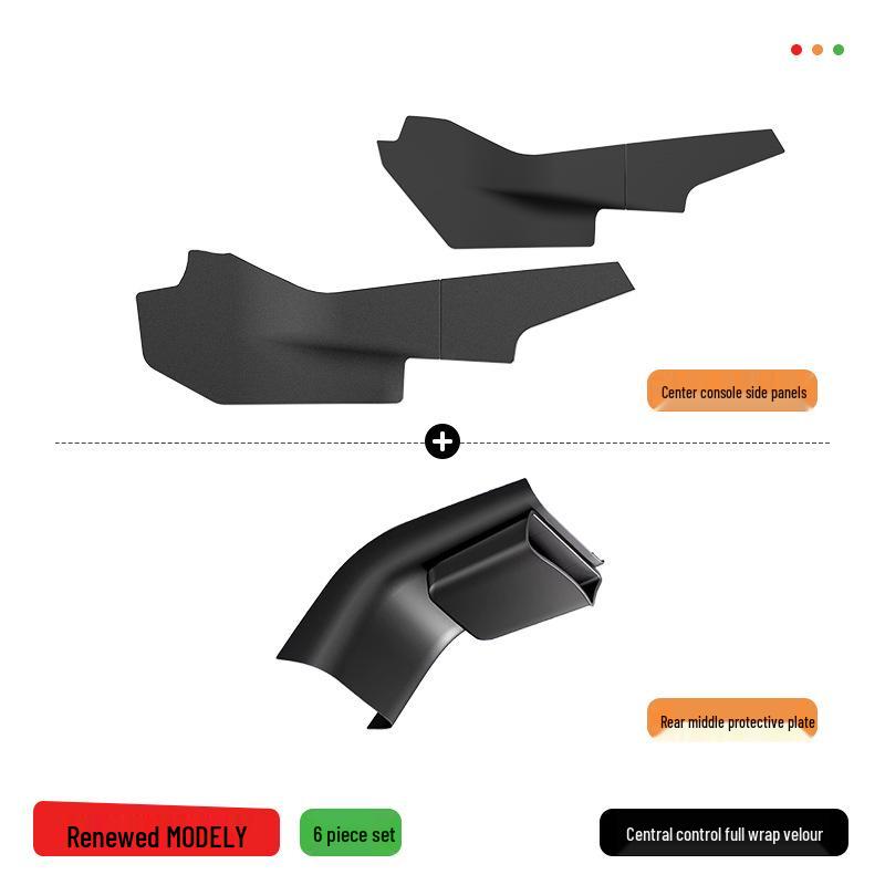 Tesla Model 3/Y Central Control Protective Anti-Kick Mats