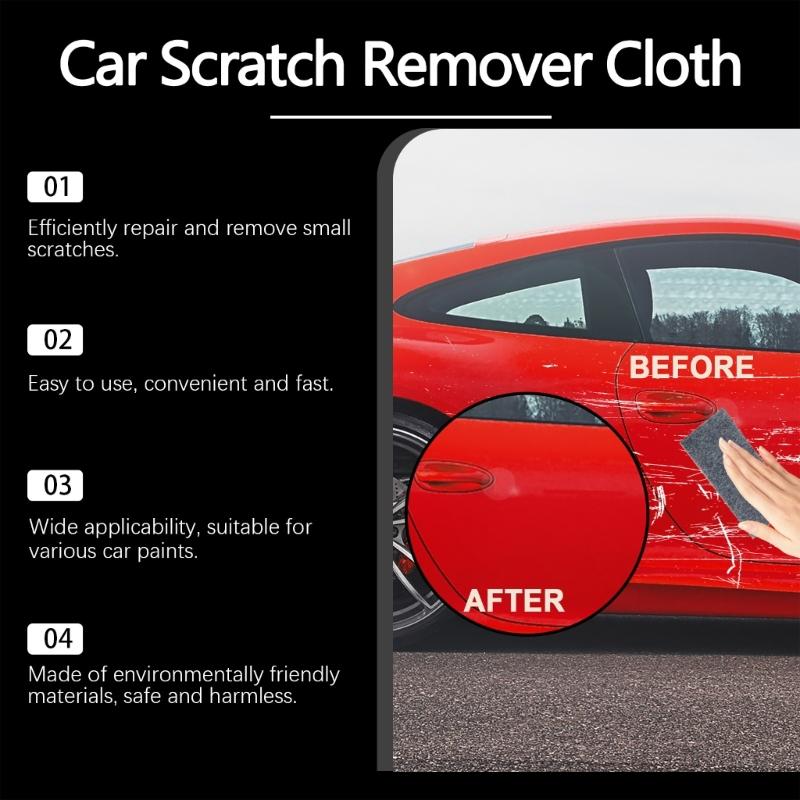 Car Scratch Remover Car Scratch Cleanings Cloth Set, Double Sided Cleaner for Cleaning and Polishing Maintenance Tool