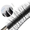 Metal Iron Lashes Mascara Waterproof Silk Fiber Mascara Black Long Curling Eyelash Extensions Non-Clumping Eyes Makeup Cosmetics