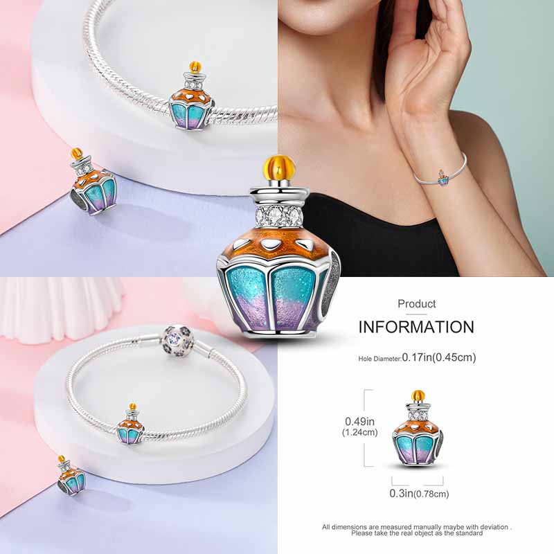 Girl Life Series High Heels Lipstick Perfume Charms Sewing Machine Weaving Charms Copper Fit Original Bracelet Gift