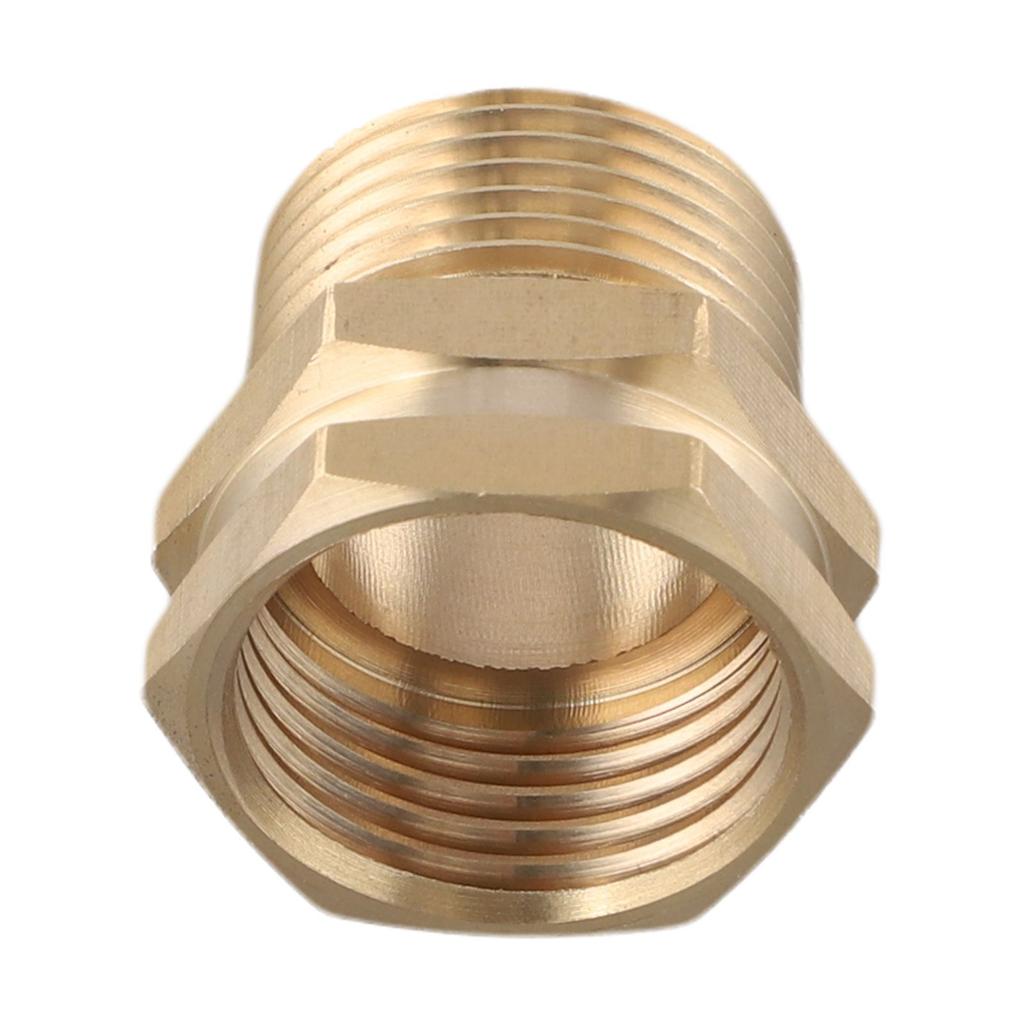 3 4 GHT To NPT Brass Garden Hose Adapter Outdoor Gardening 3 4 GHT Female Interchangeable Connectors For Faucets