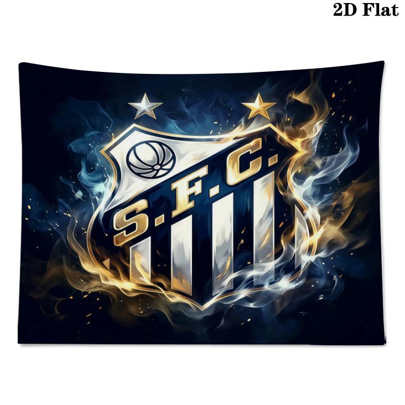 Santos FC Printed Tapestry – Wall Hanging for Bedrooms, Dorms, and Home Decor