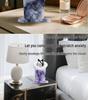 Premium Magnetic Fluffy Eyeglass Stand: Scratch-Proof PU Printed Desktop & Bedside Storage Rack