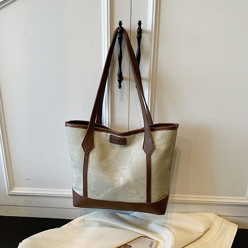Modische Pendler-Tasche mit großem Fassungsvermögen, Damen-Herbst-Neuheit, Umhängetasche, tragbare Tote-Bag für Studenten