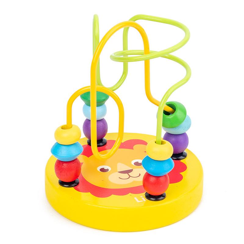 Wooden Educational Building Blocks and Beaded Xylophone Set for Infants and Toddlers – Ideal Children's Day Gift