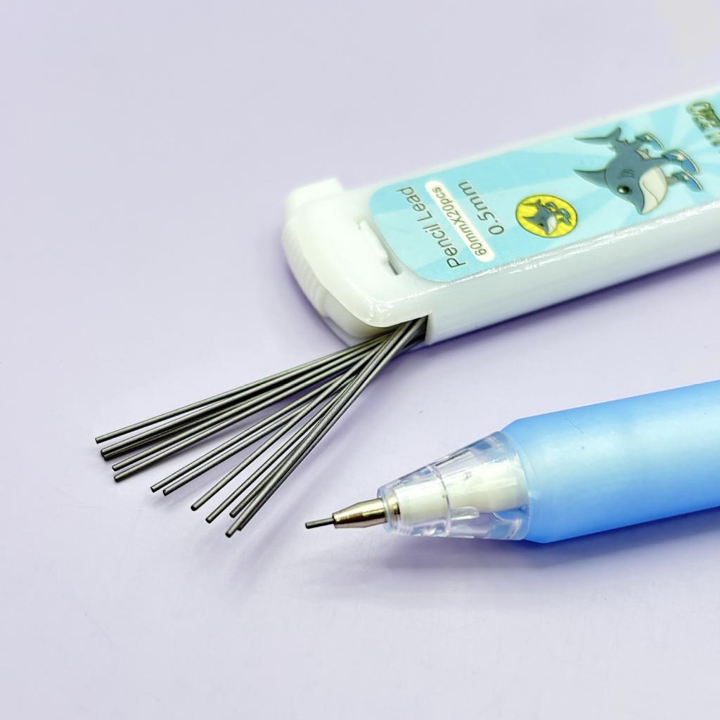 MINISO Pencil Cute Cartoon Pencil Kawaii Anime Press The Pencil Stationery School Supplies Children Birthday Gifts