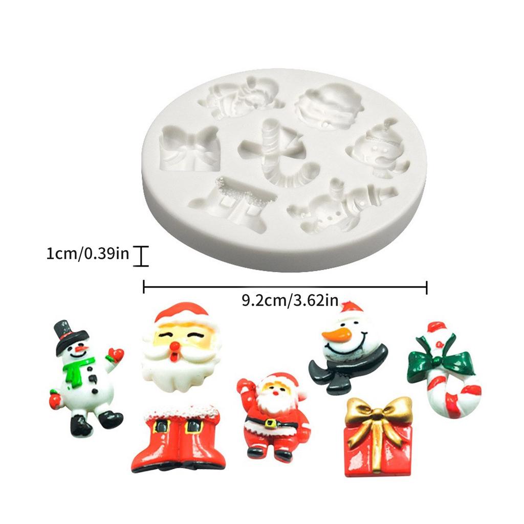 Julestøvler Snømenn Silikonform Fondant Sjokoladeform DIY Julekake Dessertform Baking DIY Forsyninger