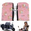Motorcycle Handlebar Muffs Windproof Mittens Hand Warmer Gloves Corgi Dog Pattern Winter Snowmobile Hand Muffs Hand Warmers