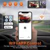 3-Kanal-Dashcam für Autos, 1080P, Autokamera, WLAN-Videorecorder, Vorne/Innen, Rückfahrkamera, Auto-DVR, Black Box, Autozubehör