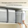 Cotton Quilt Storage Bag With Transparent Window For Travel And Bedroom Organization