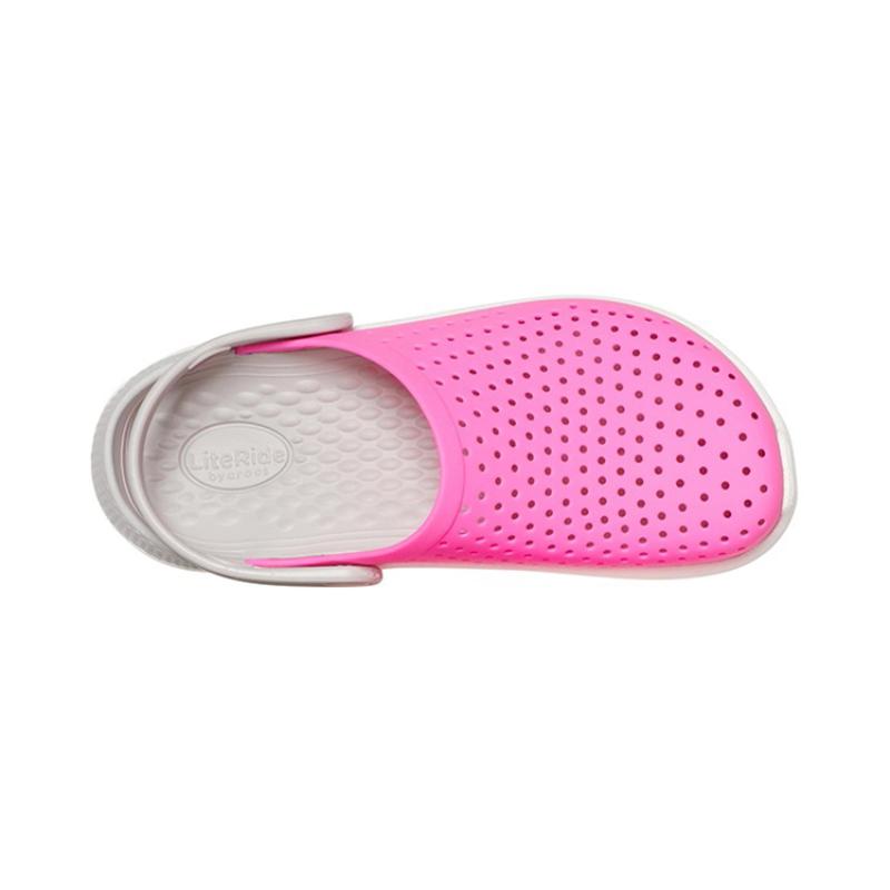 Crocs LiteRide Soft and Abrasion Resistant Sports Sandals Electric Powder Kids