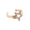 Cross-border Inlaid Diamond Star Open Bangle - Luxurious & Versatile Bracelet