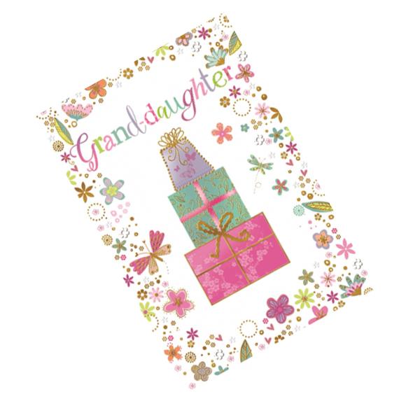 Simon Elvin Grand Daughter Present Greetings Card (Pack of 6)
