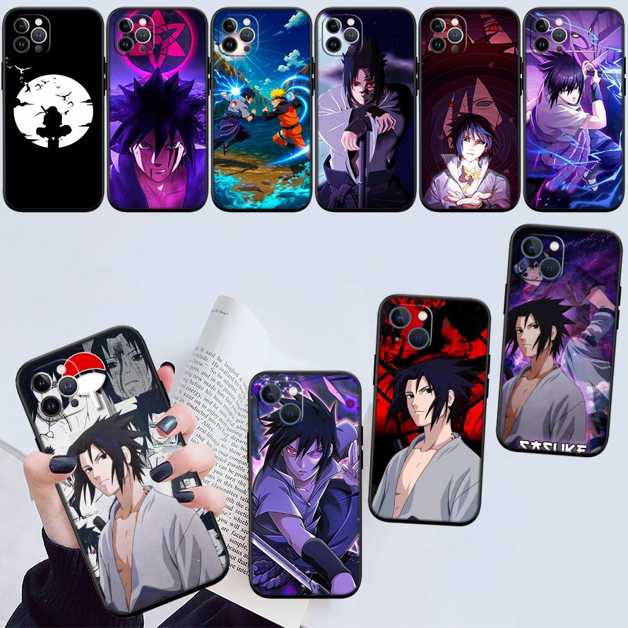 RA28 Naruto Uchiha Sasuke Phone Case for Samsung Galaxy S20 S21 S22 Ultra FE + Plus A21S A22 A24 A25 A26 A30 A30S A31