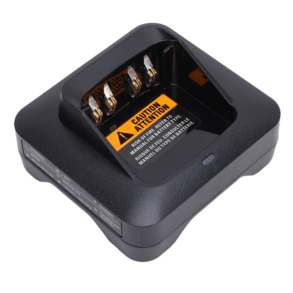 2 Sets Funkladegerät LED-Anzeige Überladeschutz Funk-Schnellladegerät für APX1000 APX3000