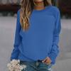 Women's Colorblock Sweatshirt Long Sleeve Round Neck Casual Comfortable Loose Lightweight Women's Sweatshirt