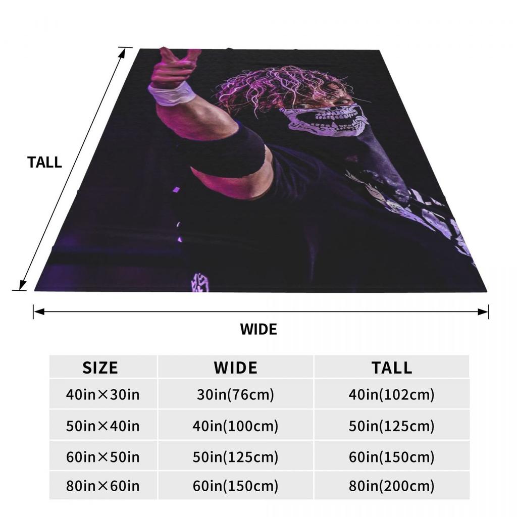 Kenny Omega Kenny The Champ Blanket Fleece Sofa Throw Blanket Warm Throw Blankets for Home Bedroom Office Throws Bedspread Quilt