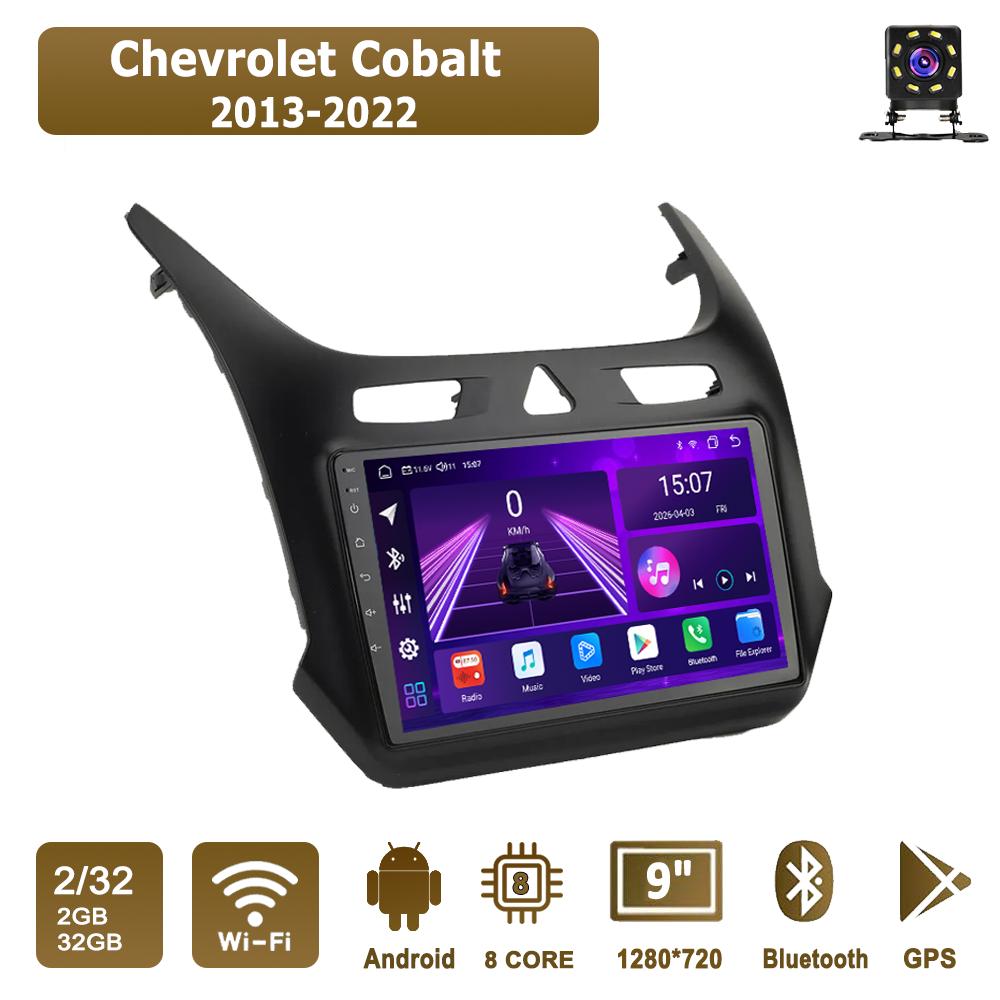 

Автомобильная магнитола Android Car-Play для Chevrolet Cobalt 2013-2022, Мультимедийный плеер, Головное устройство, Стерео, GPS-навигация, BT, WIFI, 8 ЯДЕР, 2+32 ГБ чёрный
