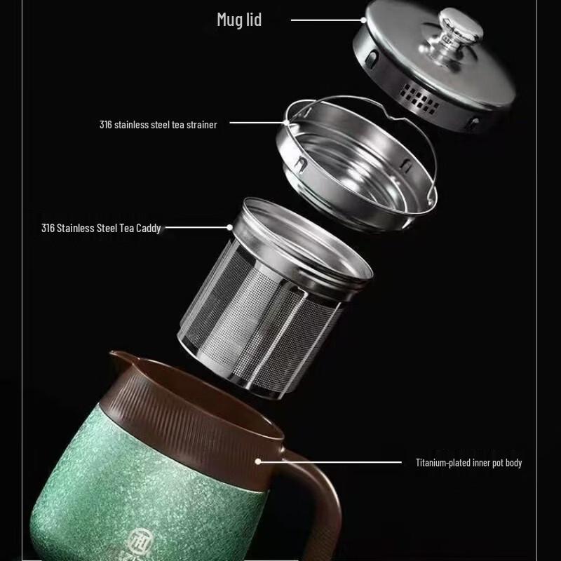 Langjiang Titanium Insulated Stewing Tea Pot Set