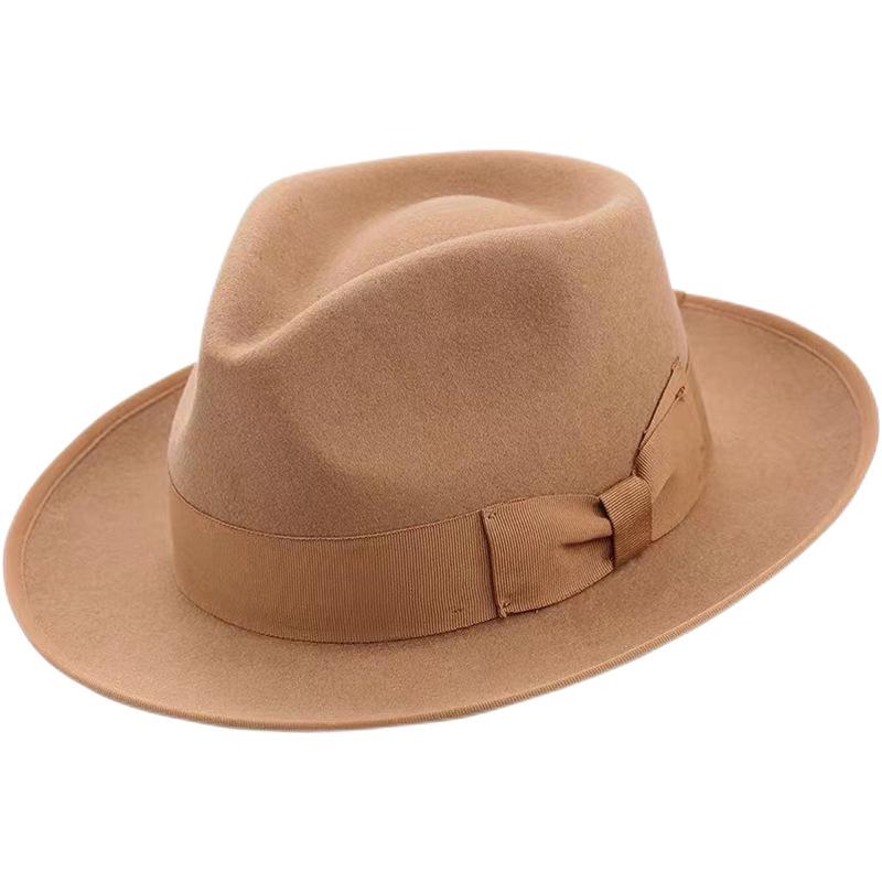 Cappello in Lana Britannico Retrò Jazz | Stile Michael Jackson | Fedora da Uomo e Donna | Streetwear Protezione Solare