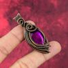 Purple Fire Labradorite Pendant Copper Wire Wrapped Pendant Handmade Labradorite Jewelry Gemstone Pendant Copper Wire Jewelry Gifts For Her