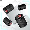 4Pcs/Set GR Sport Logo Car Styling Wheel Tire Valve Air Caps Stem Dustproof Cover For Toyota GR Gazoo Racing Sport Prius Camry