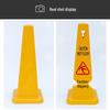Foldable Plastic A-Frame Warning Sign