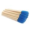 Factory Eco Bamboo Wood Handle Eyelash Brush Applicators Beauty Makeup Spoolies Nylon Hair Cosmetic Makeup Lash Wands