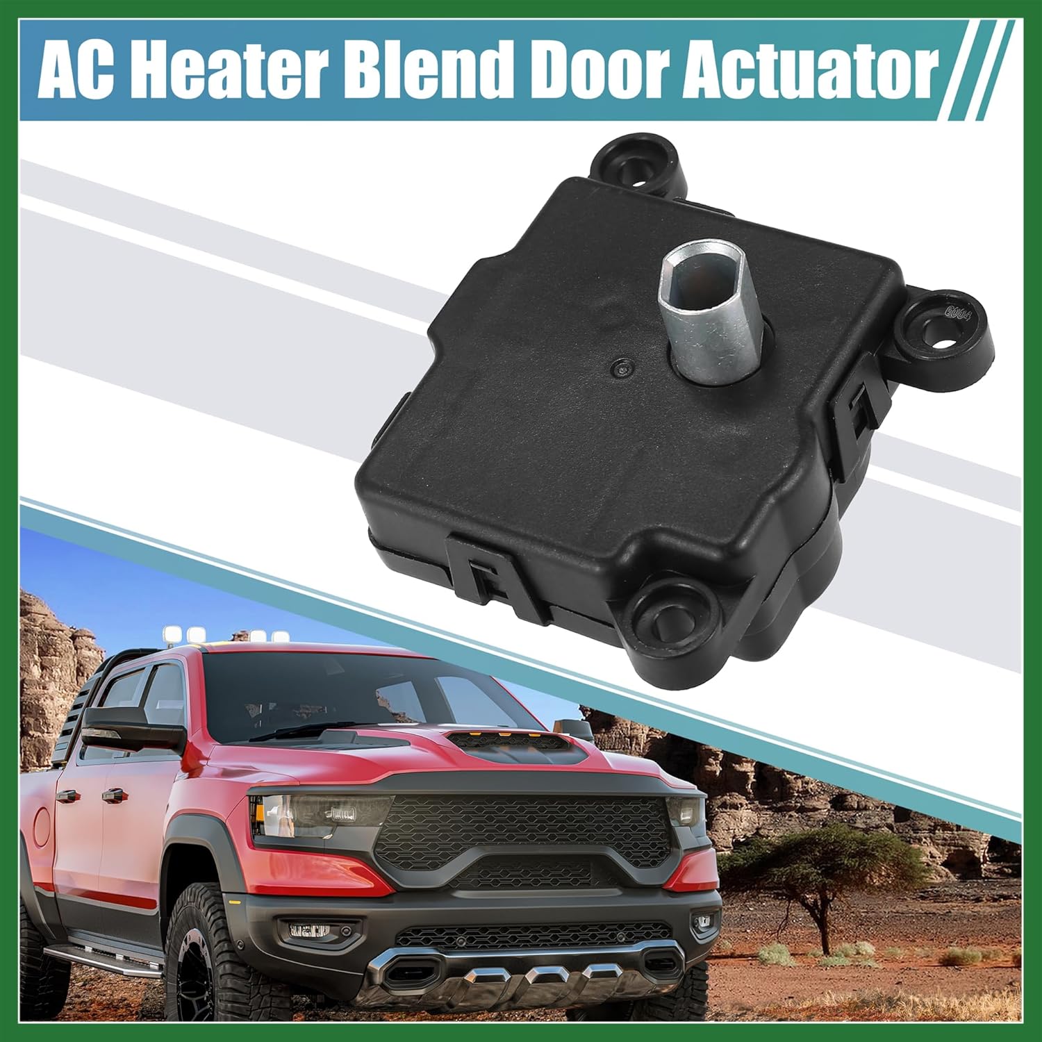 

Motoforti AC Heater Blend Door Actuator for Dodge for Ram 1500 2500 3500 Gas 5.9L 8.0L 2000-2002 Replace 5104879AA 604-018 Long-lasting