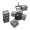 2 Tier Tea Bag Holder 8 Removable Baskets Tea Box Storage Space-Saving Tea Bag Rack For Countertop