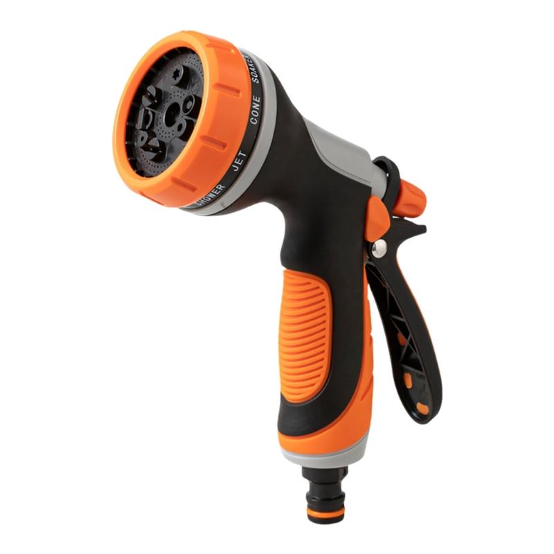 Water Hose Nozzle Multifunctional for Cleaning Watering Multiple Hand Sprayer Lightweight Heavy Duty Hose Sprayer