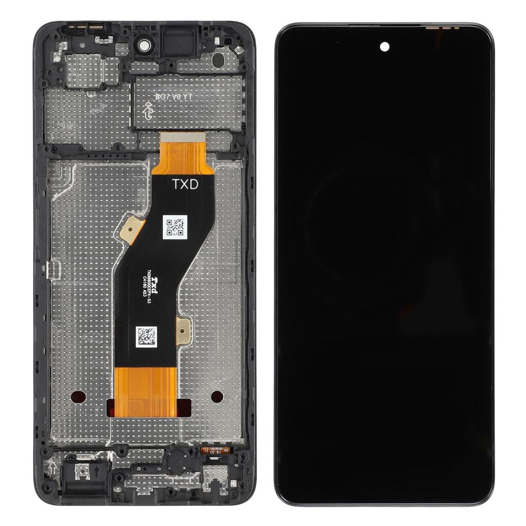 For TECNO Spark 20C BG7 Grade C LCD Screen and Digitizer Assembly+Frame (Without Logo)