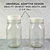 2/4pcs Plastic Jar Sprouting Lids Drain Hole Deep Tray  Microgreens Sprouting Kit