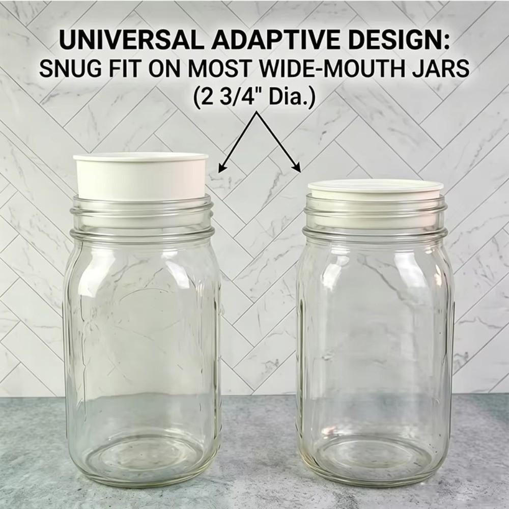 2/4pcs Plastic Jar Sprouting Lids Drain Hole Deep Tray Microgreens Sprouting Kit
