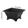 Colorful Flowerpots Durable Thick Bonsai Tray Pots Simple Four Sided Basin  Gardening