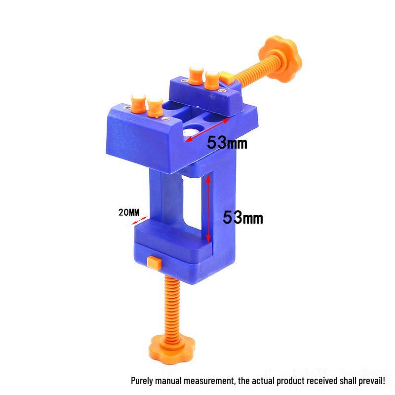Wenwan Mini Flat Nose Bench Vise - Small Table Clamp for Woodworking & Engraving