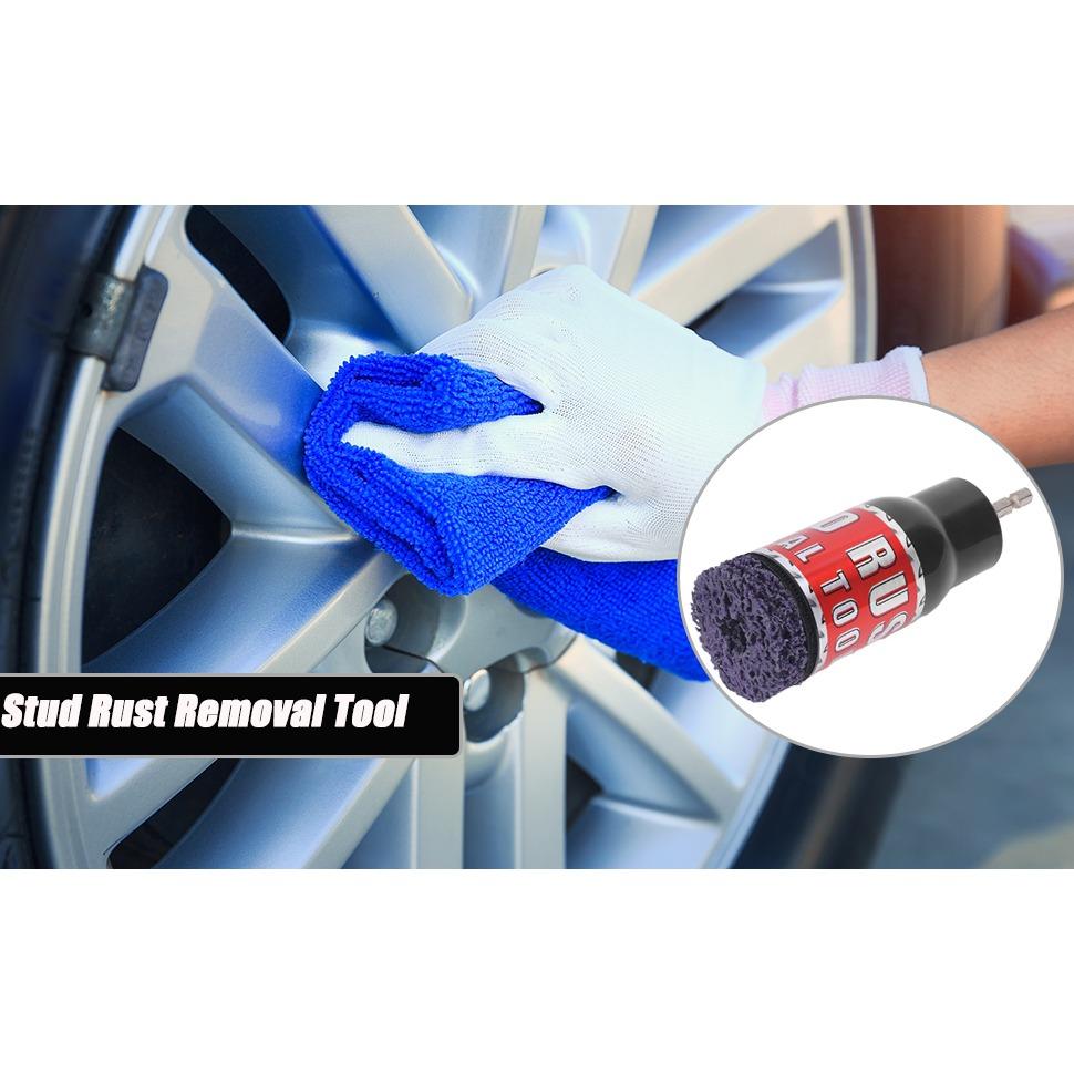 Radbolzen- und Nabenreiniger, Werkzeug zum Entfernen von Bolzengittern, Radnabenreiniger für 1/2-Zoll-Schlagschrauber, Reinigungswerkzeug für elektrische Bohrmaschinen