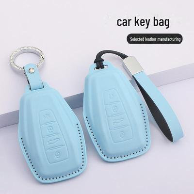 Geely Emgrand Schlüsselhülle für Xingrui, Xingyue L, Binrui Cool, Boyue, Binyue und GS - Lederetui für Männer und Frauen