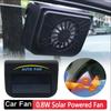 Solarbetriebener Autoabgaslüfter Auto-Fensterlüfter Kühlradiator Energiesparend Auto Coole Tragbar Desodorierung Lüfter Amagi